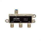 Divisor De Cabo Coaxial 1x3 Blindado - Holland