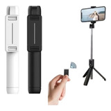 Bastão Retratil P/ Selfie, C/ Tripe E Wireless Para Celular