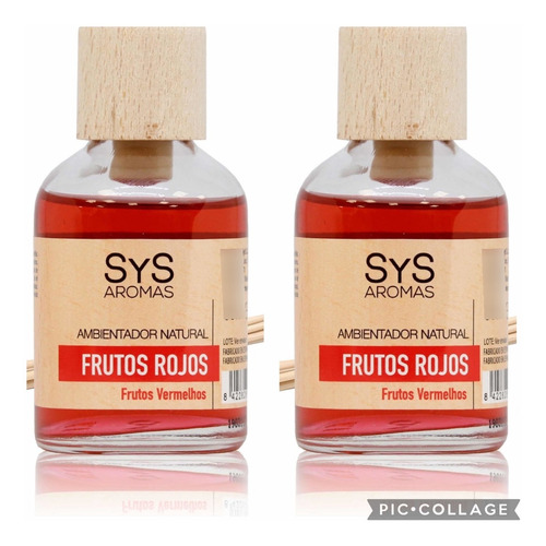 Pack 2 Ambientador Mikado Frutos Rojos 50ml, Sys