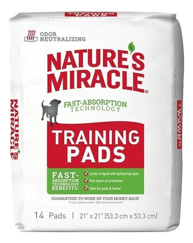 Nature's Miracle Training Pads 14 Un  - Envíos A Todo Chile