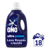 Lava-roupas Liquido Omo Ultrapower 1,8litros Remoção Manhas