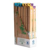 Cepillo De Dientes Bambú Meraki Ecofriendly Caja Biodegrad