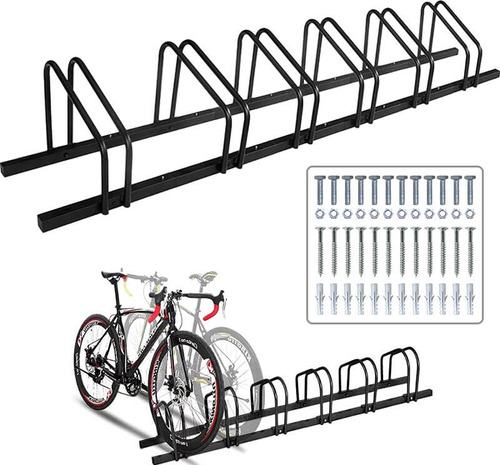 Estacionamiento Rack Para Bicicletas Reforzado 6 Pzas 160cm