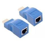 Extensor Hdmi 30m Por Utp  Cat5e/6 Rj45 1080p