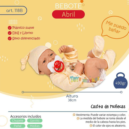 Bebe Reborn Real Con Sexo 38 Cm Casita De Muñecas