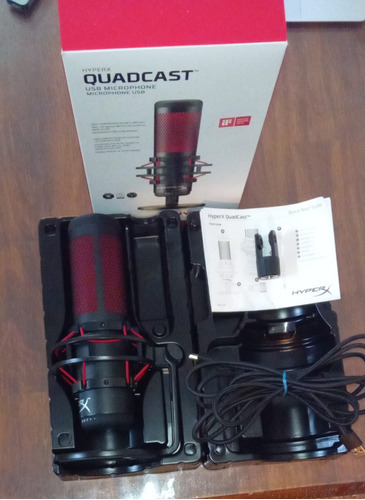 Micrófono Hyperx Quadcast Condensador S/uso
