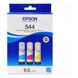 Pack/combo X3 Colores Tinta Epson T544 544 L3110 L3150 L5190