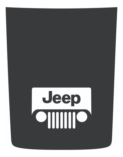 Calco Vinilo Jeep Renegade Capot Franja Logo Parrilla Tuning