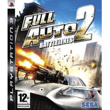 Full Auto Battlelines 2 Ps3 Fisico Original
