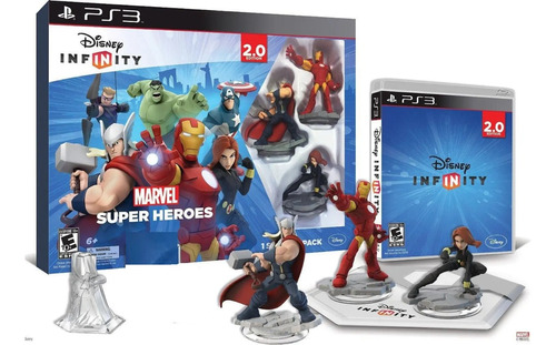 Playstation 3 Super Slim 12gb + Hd 80gb + Disney Infinity: Marvel Super Heroes + 15 Jogos