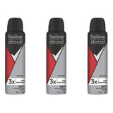 Desodorante Aero Rexona Clinical 150ml Masc Sports-kit C/3un