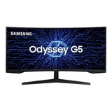 Monitor Gamer Samsung Odyssey G5 34 , Ultrawide, 165hz, 1ms, Hdr10, Hdmi, Freesync Premium