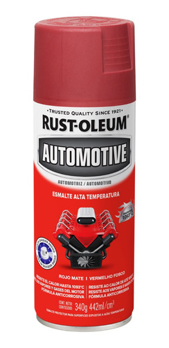 Pintura Alta Temperatura Aerosol Mate Automotive