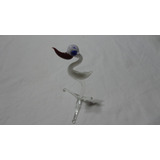 Antiguo Animal Cristal Murano  Miniatura- Cisne