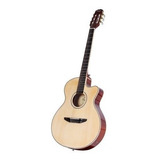 Guitarra Clásica Electrocriolla Parquer 1/2 Caja Funda Cuota