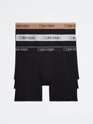 Pack 3 Bóxers Brief Micro Stretch Negro Calvin Klein