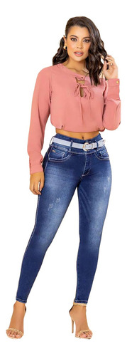 Blusa Elegante De Moda Para Dama Crop Top Blusa 426 Ka