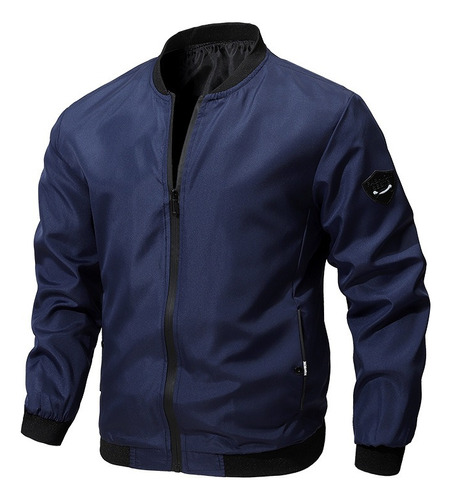 Chamarra Bomber Impermeable De Béisbol Para Hombre