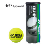 Pelota De Tenis Championship X3 Black Yonex Itf Approved