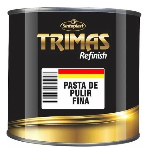 Pasta De Pulir Auto Fina 1/2 Kg Auto Excelente Brillo Trimas