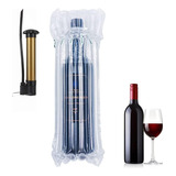 20 Bolsa Inflable Protectora Botella De Vino Columna Burbuja