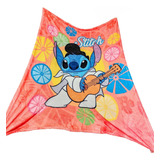 Cobertor Ligero Matrimonial Stitch Providencia Color Coral Diseño De La Tela Stitch Elvis