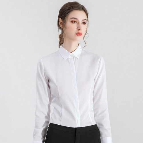 Camisa Formal Blanca Para Hombre Mujer