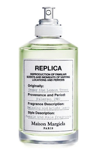 Replica Under The Lemon Trees Eau De Toilette 100ml Maison Martin Margiela Importado Unisex Compartilhável Unissex Novo Original Selo Adipec Lacrado