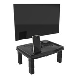 Suporte Para Monitor De Mesa 4 Níveis Reliza Cor Preto