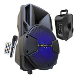 Caixa De Som Bluetooth Led Caixinha-grande-1000w-mic-p10