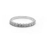 Anillo Churumbela Oro Blanco 14kt Diamantes Naturales .25ct