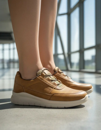 Tenis De Meter Tipo Zapato Para Mujer Con Agujeta De Resorte Suela Alta | Meses sin interés