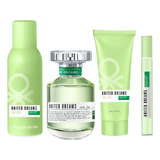 Set Benetton Live Free 80 Ml Edt