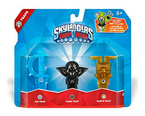 Pack Triple Trampa Skylanders: Aire, Kaos, Tierra