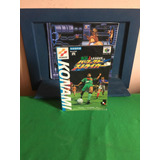 Nintendo 64 J.league Manual De Instrução Japonês Original