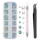 Cristales Ab De Uñas Deco Art Rhinestones Pinza , Selector