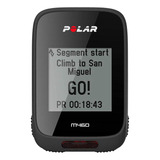 Ordenador Gps Para Bicicleta Polar M460 90064757, Color Negro