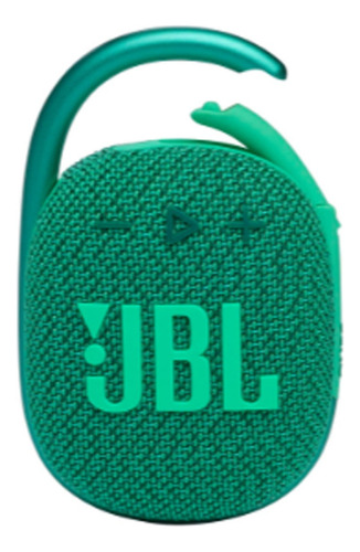 Alto-falante Portátil Jbl Clip 4 Eco Com Bluetooth Verde Impermeável