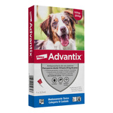 Pipeta Advantix 10-25kg Elimina Garrapatas, Pulgas