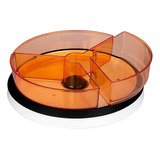 Tocadiscos Lazy Susan De Acrílico Transparente, Armario De C