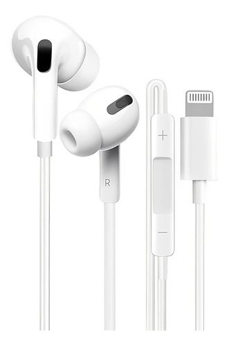 Audifonos Con Cable Para iPhone Auriculare Lightning In-ear 