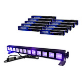 Destellador Barra Led Luminaria Morada 36w Fiesta 10 Piezas