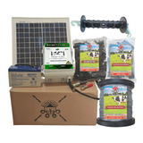 Cerca Electrica Para Ganado Kit Solar 30km + 500m De Alambre