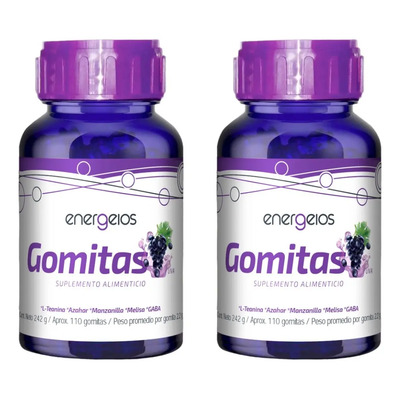 Gomitas Relajantes Dormir 220 Gomitas Pack Doble Relax Sabor Uva | Envío gratis