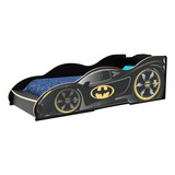 Cama Infantil Auto Batman 1 Plaza Y 1/2 - 1mt