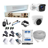 Kit Hikvision Hilook Dvr 1080 4 Ch + 2 Cámaras + Disco 500gb