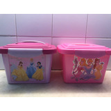 Cajas Organizadoras De Princesas De Disney Usadas