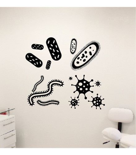 Vinilo Decorativo Biologia Celulas Sticker De Pared 