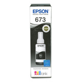Tinta Epson Negro 673 Original L800 L805 L810 L850  - Leer -