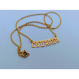 Colar Com Pingente Eduarda - Ouro 18k - 3.46 Gr - 46 Cm